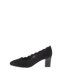 schwarze Wildleder Pumps von Gabor