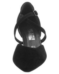 schwarze Wildleder Pumps von Gabor