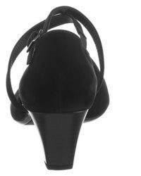 schwarze Wildleder Pumps von Gabor