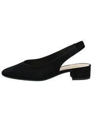 schwarze Wildleder Pumps von Gabor