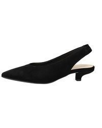 schwarze Wildleder Pumps von Gabor