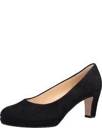 schwarze Wildleder Pumps von Gabor