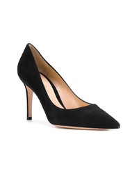 schwarze Wildleder Pumps von Gianvito Rossi