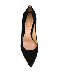 schwarze Wildleder Pumps von Gianvito Rossi