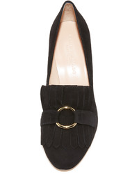 schwarze Wildleder Pumps von Club Monaco