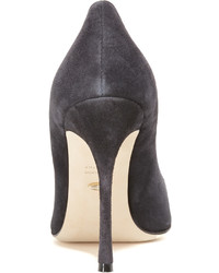 schwarze Wildleder Pumps von Sergio Rossi