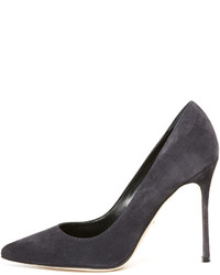 schwarze Wildleder Pumps von Sergio Rossi