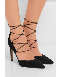 schwarze Wildleder Pumps von Sam Edelman