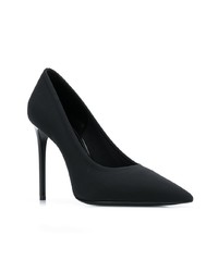 schwarze Wildleder Pumps von Prada