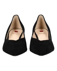 schwarze Wildleder Pumps von Högl