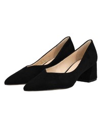 schwarze Wildleder Pumps von Högl