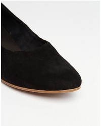 schwarze Wildleder Pumps von Vagabond