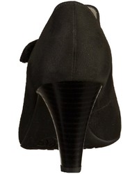 schwarze Wildleder Pumps von Jenny