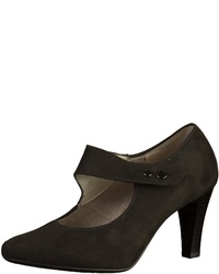 schwarze Wildleder Pumps von Jenny