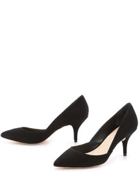 schwarze Wildleder Pumps von Loeffler Randall