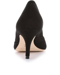 schwarze Wildleder Pumps von Loeffler Randall