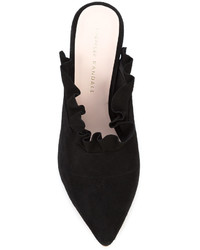 schwarze Wildleder Pumps von Loeffler Randall