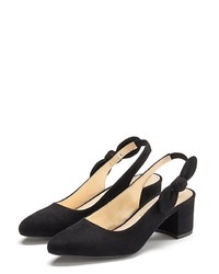 schwarze Wildleder Pumps von Lascana