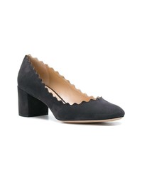 schwarze Wildleder Pumps von Chloé