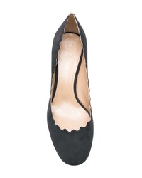 schwarze Wildleder Pumps von Chloé