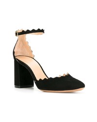 schwarze Wildleder Pumps von Chloé