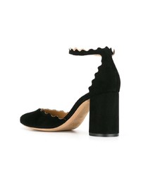 schwarze Wildleder Pumps von Chloé