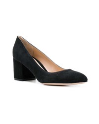 schwarze Wildleder Pumps von Gianvito Rossi