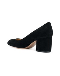 schwarze Wildleder Pumps von Gianvito Rossi