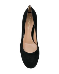 schwarze Wildleder Pumps von Gianvito Rossi