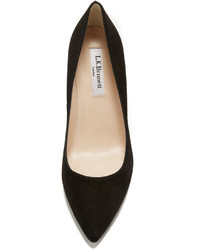 schwarze Wildleder Pumps von LK Bennett