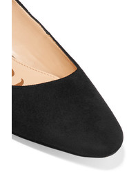 schwarze Wildleder Pumps von Sam Edelman