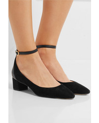 schwarze Wildleder Pumps von Sam Edelman