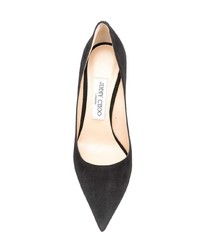 schwarze Wildleder Pumps von Jimmy Choo