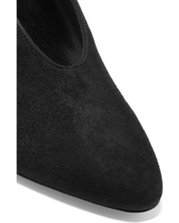 schwarze Wildleder Pumps von Lanvin