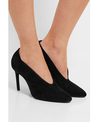 schwarze Wildleder Pumps von Lanvin