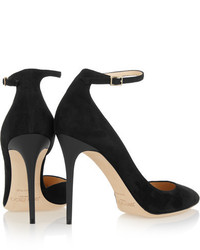 schwarze Wildleder Pumps von Jimmy Choo