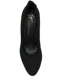 schwarze Wildleder Pumps von Giuseppe Zanotti Design