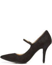 schwarze Wildleder Pumps von MICHAEL Michael Kors