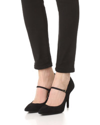 schwarze Wildleder Pumps von MICHAEL Michael Kors