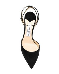 schwarze Wildleder Pumps von Jimmy Choo