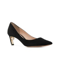 schwarze Wildleder Pumps von Nicholas Kirkwood