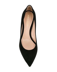 schwarze Wildleder Pumps von Nicholas Kirkwood