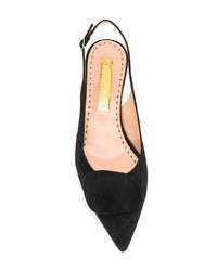 schwarze Wildleder Pumps von Rupert Sanderson