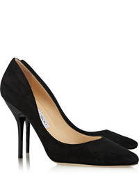 schwarze Wildleder Pumps von Jimmy Choo