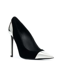 schwarze Wildleder Pumps von Balmain