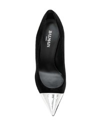 schwarze Wildleder Pumps von Balmain