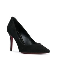 schwarze Wildleder Pumps von Deimille