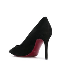 schwarze Wildleder Pumps von Deimille