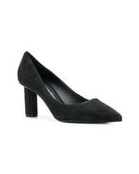 schwarze Wildleder Pumps von Salvatore Ferragamo