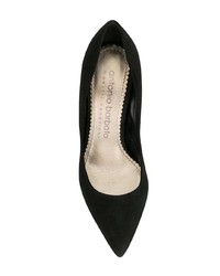 schwarze Wildleder Pumps von Antonio Barbato